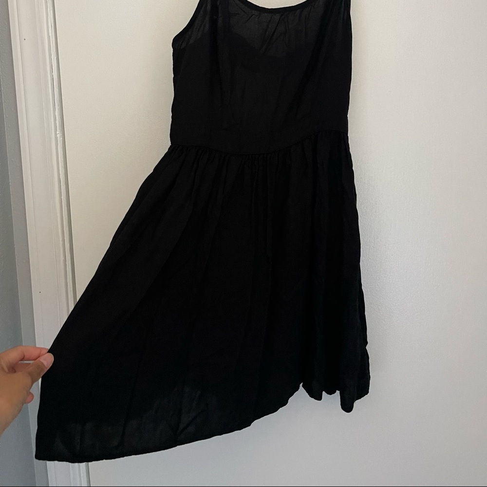 Black mini dress